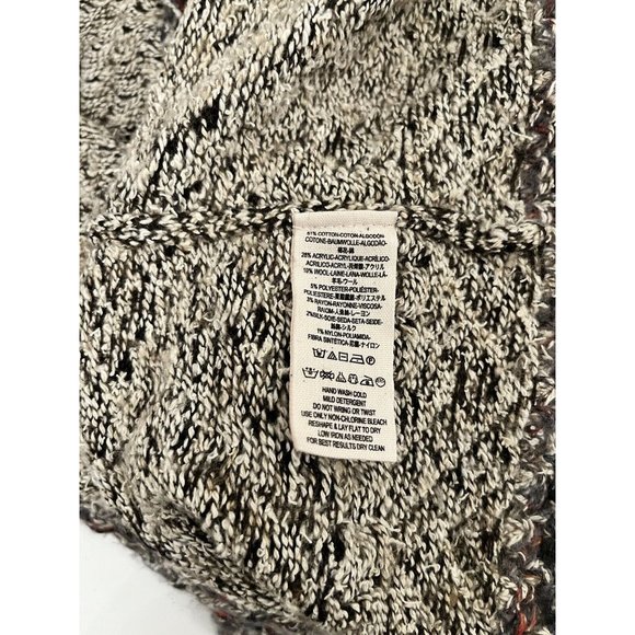 FREE PEOPLE KAI TASSEL HOODED CARDIGAN XS BOHO RUSTIC INDIE COTTAGECORE - Picture 6 of 9